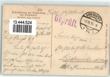 Decin Tetschen-Bodenbach 1915 - Erdrutsch am Hopfenberg bei Bodenbach