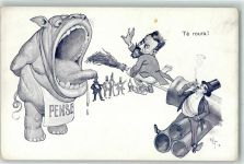 Te roura! Monster Besen Propaganda vermenschlichte Tiere Militär Tschechien