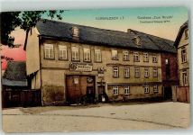 65824 W6231 Schwalbach am Taunus 1910 - Gasthaus zum Hirsch Fahrrad Schilder