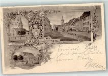 78183 W7713 Hüfingen 1898 - Stadtkirche Hauptstraße Knabenerziehungs-Anstalt