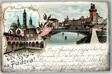 35100 Padova 1898 Lithographie Gruss aus