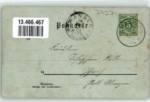 72534 W7427 Hayingen 1901 Gebrauchsspuren Schloß Ehrenfels Rathaus Bildhauerei Schützburg Litho-Mondschein