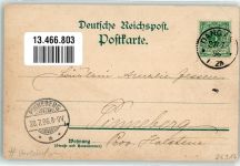 26316 W2930 Dangast 1896 Gebrauchsspuren Vorläufer Segelschiff Strand Litho