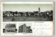 88353 W7964 Kißlegg - Gasthaus Bahnhof Pfarrkirche St. Gallus
