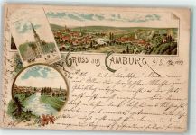 07774 O6903 Camburg 1893 Lithographie Vorläufer Ratskeller Saale