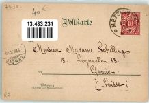 72555 W7430 Metzingen , Württ 1900 Lithographie Rathaus Bahnhof Hotel Sprandel