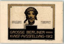 W1000 Berlin, unsortiert sign. Looschen, Hans Grosse Berliner Kunst-Ausstellung Kunstgeschichte Berlin 1912 Gebrauchsspuren