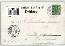23714 W2423 Bad Malente-Gremsmühlen 1896 Gebrauchsspuren Vorläufer Hotel Bramberg Hotel Dicksee Hotel Gremsmühlen Lithographie