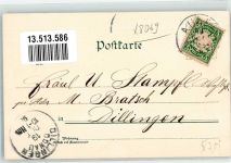 84072 W8309 Au i.d.Hallertau 1898 Lithographie Schloß Schlossgasthaus Kutsche