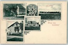 09661 O9251 Eulendorf - Gasthaus Bäckerei Pfarrkirche Bockendorf