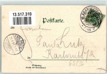 63263 W6078 Gravenbruch 1897 Lithographie Etablissement Gravenbruch Garten