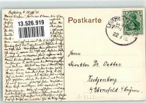 04654 O7233 Frohburg 1915 - Bahnhofstraße Bahnpost Leipzig