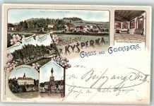 Letohrad Geiersberg 1897 Gebrauchsspuren Schloss Marktplatz Denkmal Mariensäule