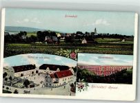 07987 O6601 Reinsdorf b Greiz Gebrauchsspuren Göltzschtalbrücke Gasthaus zur goldenen Sonne