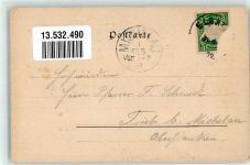 83730 W8165 Elbach , Kr Miesbach 1899 - Pfarrkirche St. Andreas Gasthaus Schnitzenbaumer