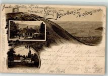 99880 O5801 Hörselgau 1898 Lithographie Hörselberg Zapfengrund Apfelwein-Kelterei