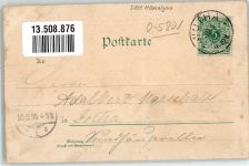 99880 O5801 Hörselgau 1898 Lithographie Hörselberg Zapfengrund Apfelwein-Kelterei