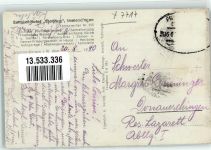 78194 W7717 Immendingen Foto AK Bahnhof-Hotel "Brodhag" Bahnpoststempel