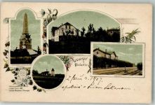 Vaclavice Wazlawitz 1907 - Denkmal Bahnhof Kirche