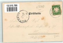 85778 W8048 Haimhausen , Oberbay 1901 - Schloß Gasthaus Nörl Gasthaus zur Post Geschäft Feldhofer Cafe