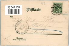 73072 W7322 Donzdorf 1900 Lithographie Schloss u. Kirche Scharfenschloss Marktplatz Rathaus