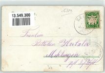 67308 W6719 Zellertal , Pfalz 1905 Lithographie Ortskarte Weinlese Gedicht