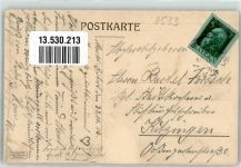 91443 W8533 Scheinfeld 1910 Lithographie Jugend-Fürsorge-Verband-Scheinfeld Wegweiser Rabe Geschwisterpaar