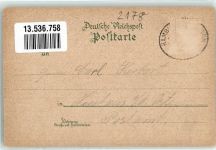 21762 W2178 Otterndorf , Niederelbe Gebrauchsspuren Lithographie Realgymnasium Bahnhofstraße Marktstraße Medem Bahnpoststempel