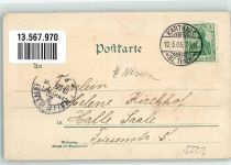 W5503 Konz Karthaus Kriegerdenkmal Meerjungfrau Mermaid Nixe 1905 Lithographie / Künstlerkarte