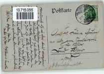 02779 O8813 Waltersdorf b Zittau 1916 BOAKC Handgemalte Künstlerkarte Schulgasse Schule Pfarrei von Gust. Schiffner