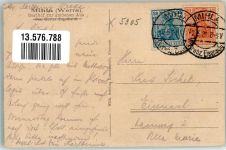 99826 O5905 Mihla 1921 - Gasthaus zur goldenen Aue Speisesaal Bahnhof Kirche