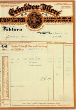 63450 W6450 Klein-Auheim Briefkopf Rechnung von 1930 Gebrüder Illert Lithographische Kunst-Anstalt