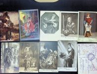 Lot mit 25 AK Tod Posten 21 bis 100 AK
