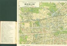 W1000 Berlin, unsortiert Silva Stadtplan mit Straßenverzeichnis Landkarte KEINE AK