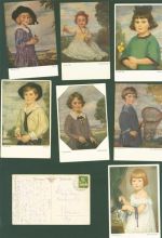 Lot mit 30 AK einige mehrfach Kinder Portraits Max, Corneille Posten 21 bis 100 AK