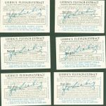 Lot mit 6 AK Serie Japanische Volksfeste 1900-10 Liebig Kleinposten bis 20