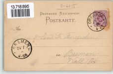 O6055 Oberhof , Thüringen Vorläufer 1888 BOAKC