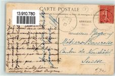 24130 La Force 1907 - la Ferme des Asiles Kühe