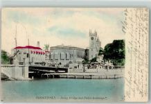 Bridgetown 1907 - Swing Bridge and Public Buildings