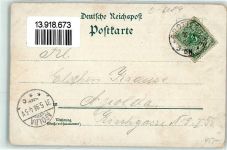 98596 O6089 Trusetal 1898 Lithographie Trusenthaler Wasserfall Gruss