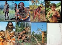 Lot mit 30 AK Naturvölker Urvolk Posten 21 bis 100 AK