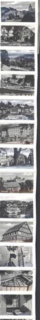 49545 W4542 Tecklenburg - Leporello 14 Ansichten 45 cm x 5 cm