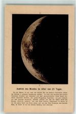 Kraterfeld des Mondes Serie Tafel V AK Astronomie