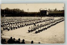 Kolin Köln an der Elbe Privatfoto AK Turnfest Ort handschriftlich