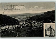 61389 W6384 Schmitten , Taunus - Hotel Pension Cafe Frankfurter Hof Kirche Kutsche