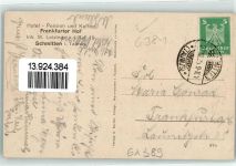 61389 W6384 Schmitten , Taunus - Hotel Pension Cafe Frankfurter Hof Kirche Kutsche
