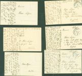 W1000 Berlin Mitte Lot mit 6 AK Serie Soldat bewaffnet Propaganda WK I Kleinposten bis 20