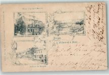 56332 W5401 Burgen , Mosel 1907 Gebrauchsspuren Haus von Carl Becker