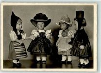 Trachtenpuppen Käthe Kruse Foto AK