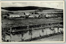 34593 W3589 Rengshausen , Hess - Burschenheim Beiserhaus Bad Schwimmbad Erziehungsheim der Inneren Mission